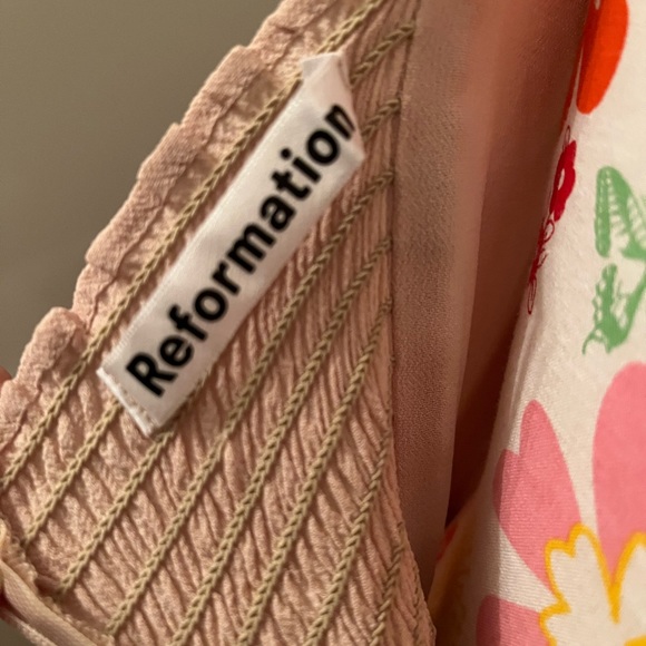 Reformation dusty rose midi dress - Picture 4 of 6